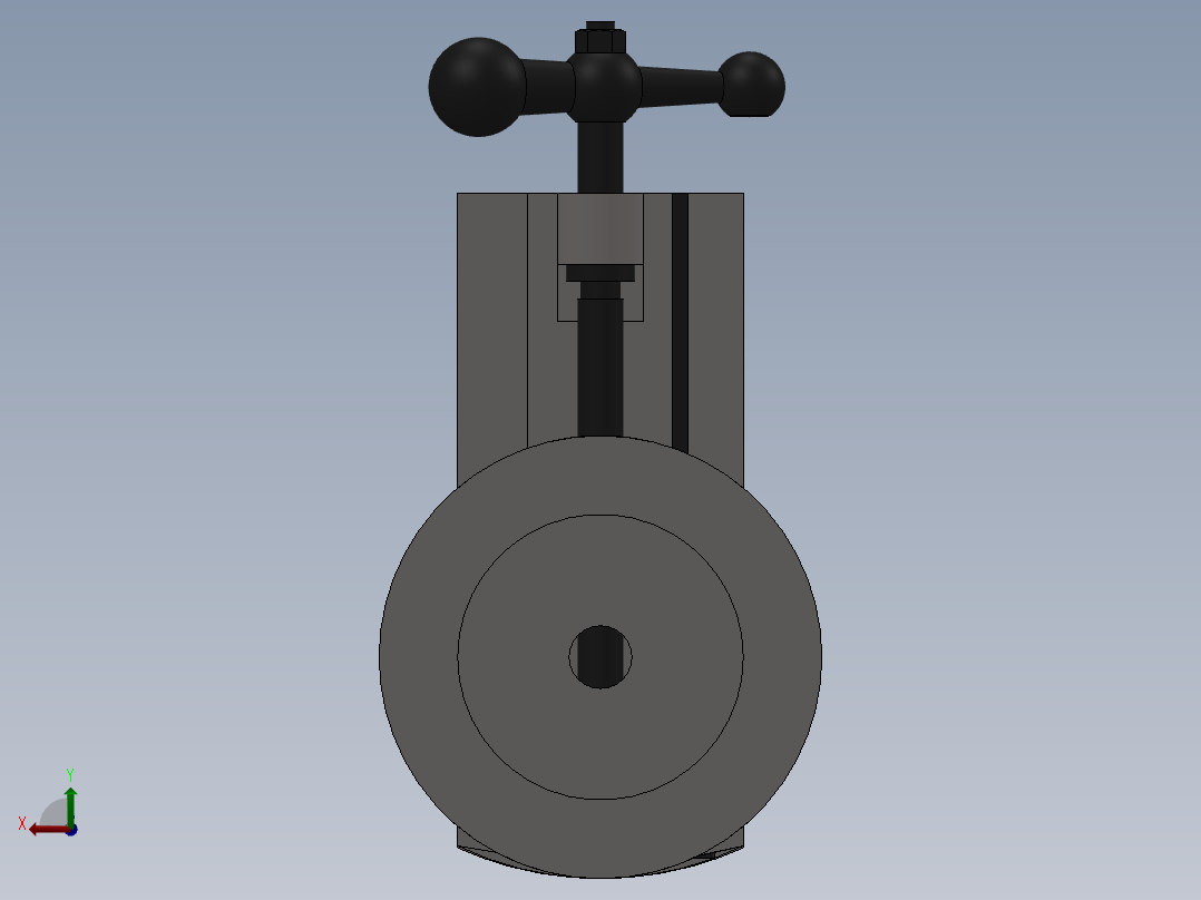 solidworks 牛头刨床刀架后视图
