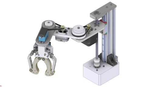 Scara robot 5 DOF机械臂3D数模图纸 STP格式缩略图