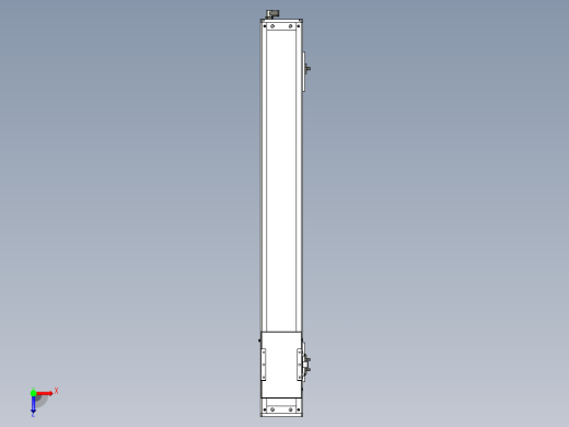 Toyo东佑达直线模组-ECH12-750-BM-100W+煞車俯视缩略图