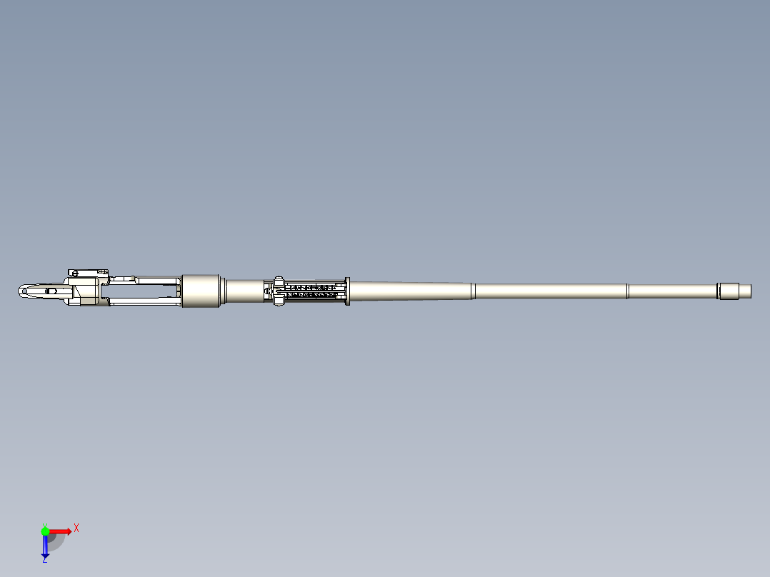 Kar98k游戏步枪模型俯视图