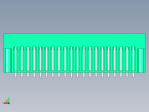 DEGSON 15EDG（公头） 3.5mm 螺钉锁紧，插拔式接线端子 FullPack-15EDGVHM-3.5-40P-14-00AH后视缩略图