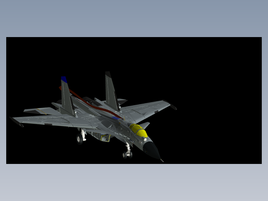 辽宁号航母及舰载机3D图纸 AUTOCAD设计 dwg格式