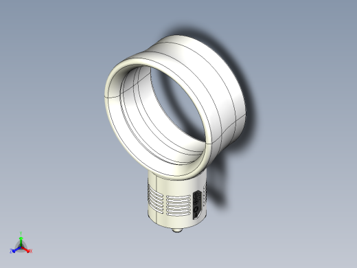 无叶风扇三维step==760904==40