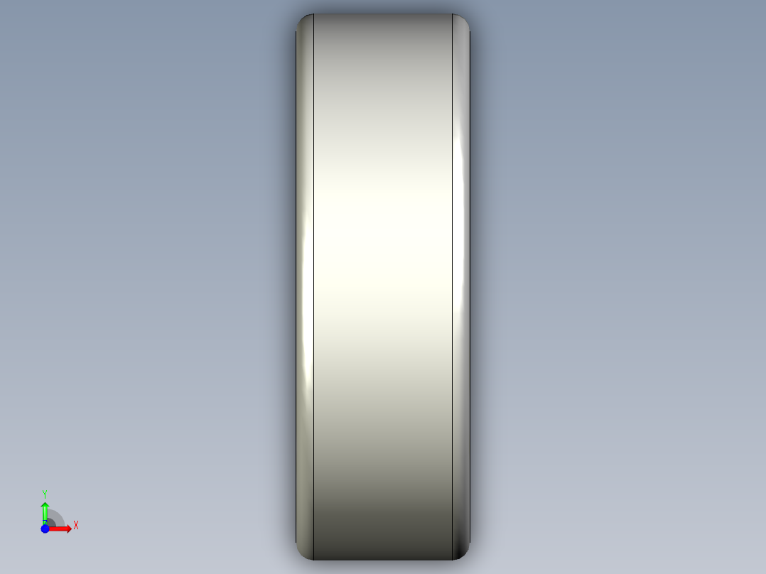 轴承-Bearing_40x85x27.stp前视图