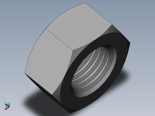 DIN 934 螺母-M39 Nut.SLDPRT