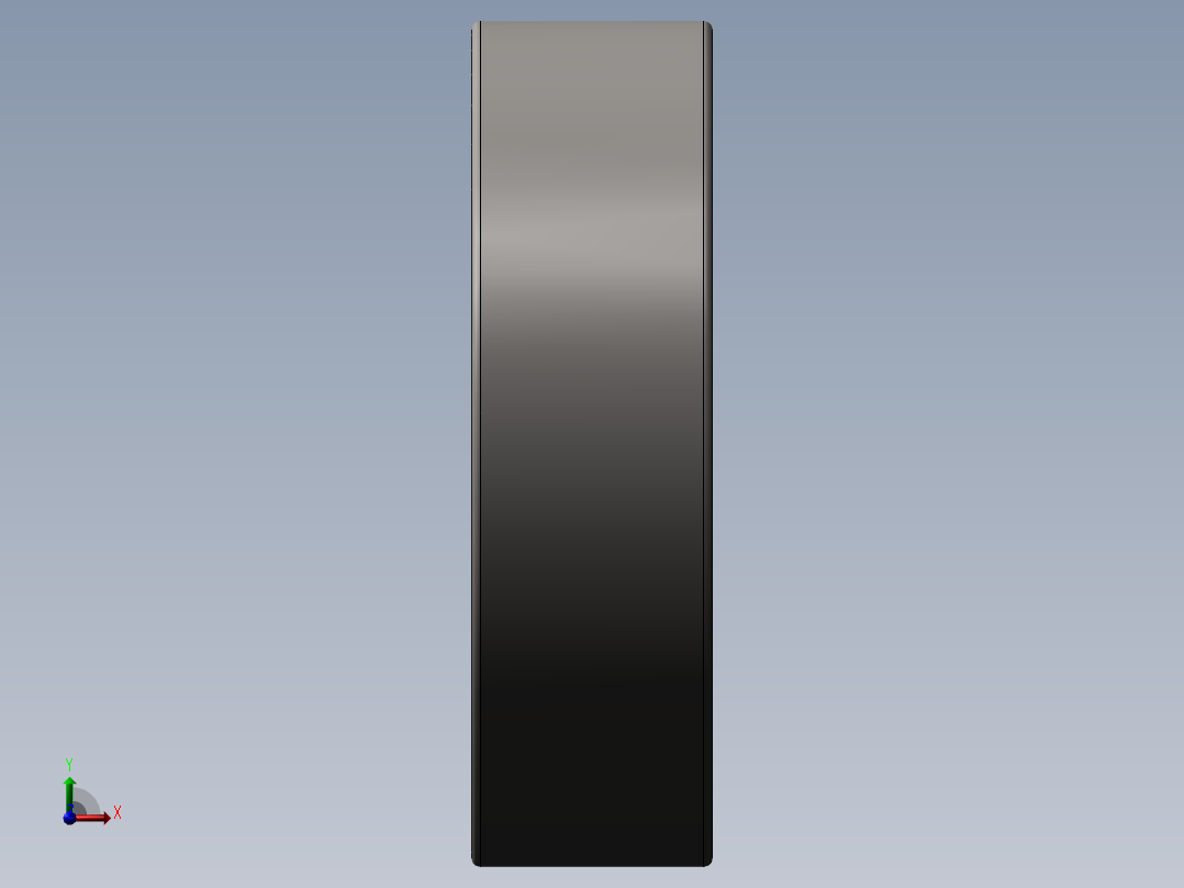 深沟球轴承6001左视图