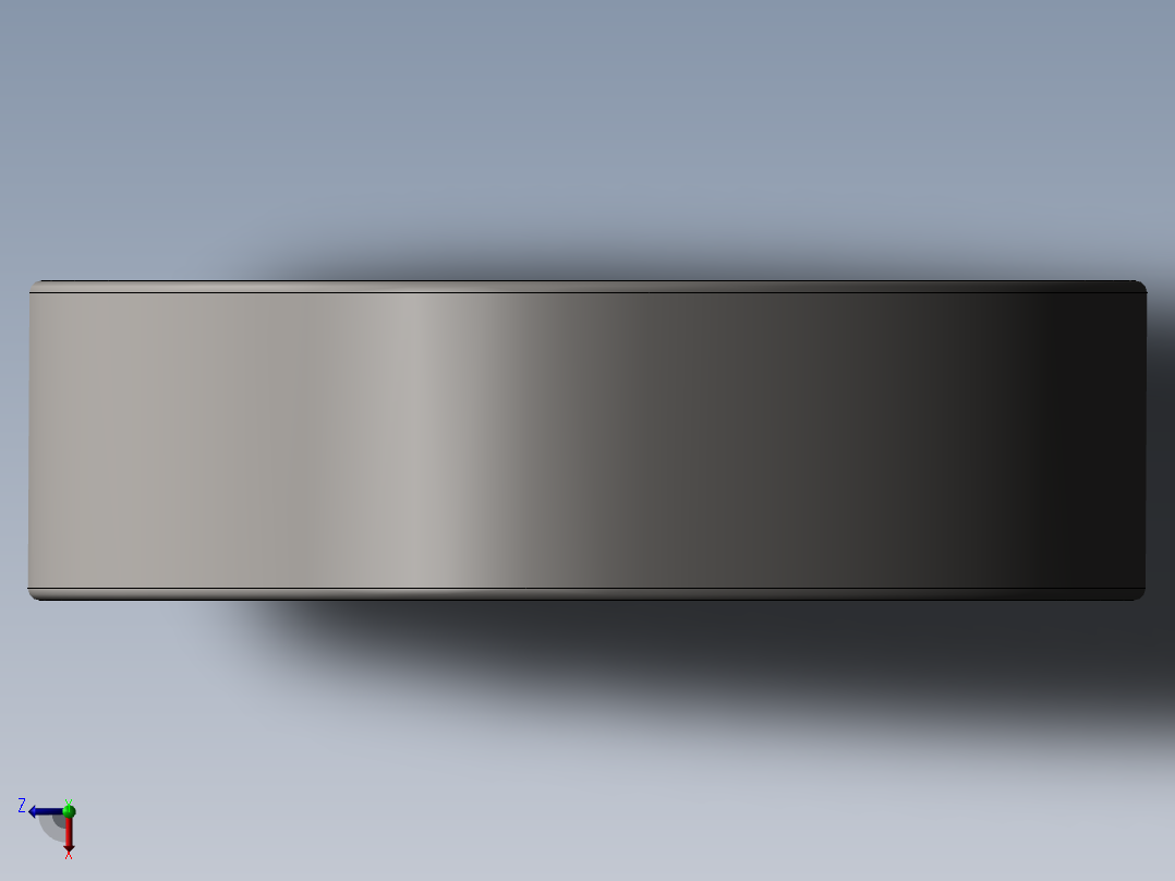 深沟球轴承6001俯视图