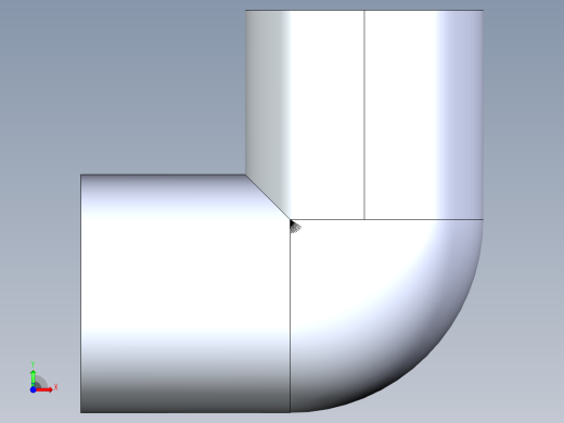 聚氯乙烯配件05-Sch80_90Elbow_SxS_806-005 _0.5in前视缩略图