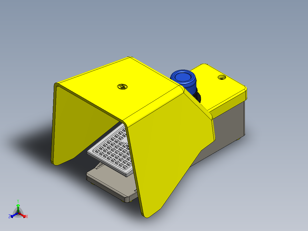 中断器 TIPO 踏板-INTERRUPTOR PEDAL COM CAPA BOTÃO SEGURO KAP-SF-SG主视图