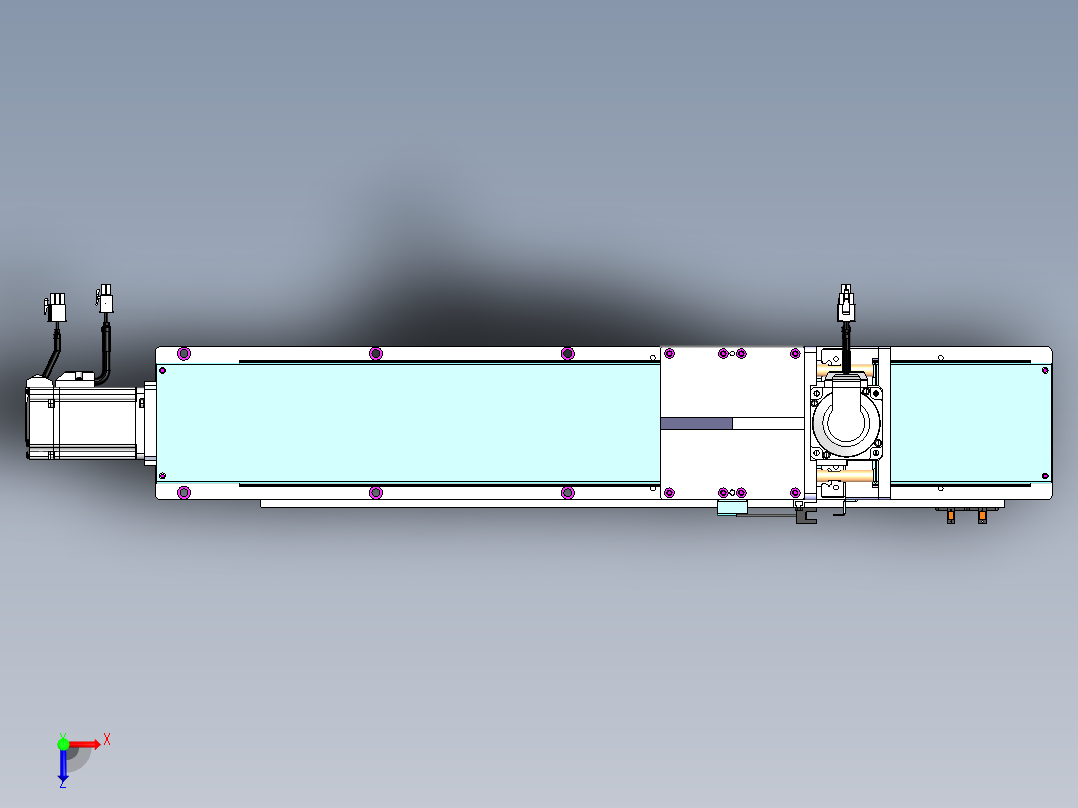 莲藕去皮切片机 2D陈俯视图