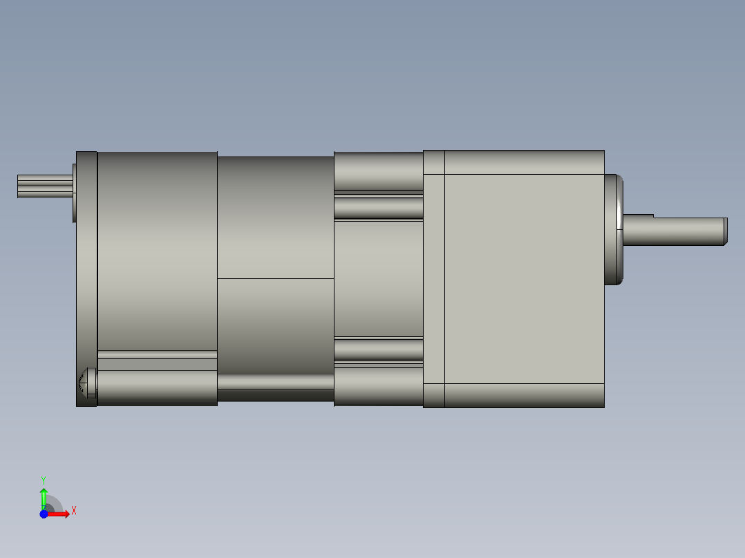 M41A1G4L+M4GA3F微型齿轮调速马达前视图