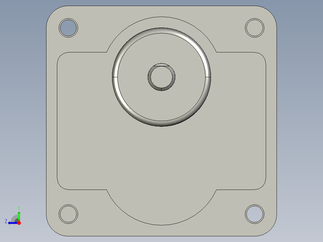 M41A1G4L+M4GA3F微型齿轮调速马达右视图