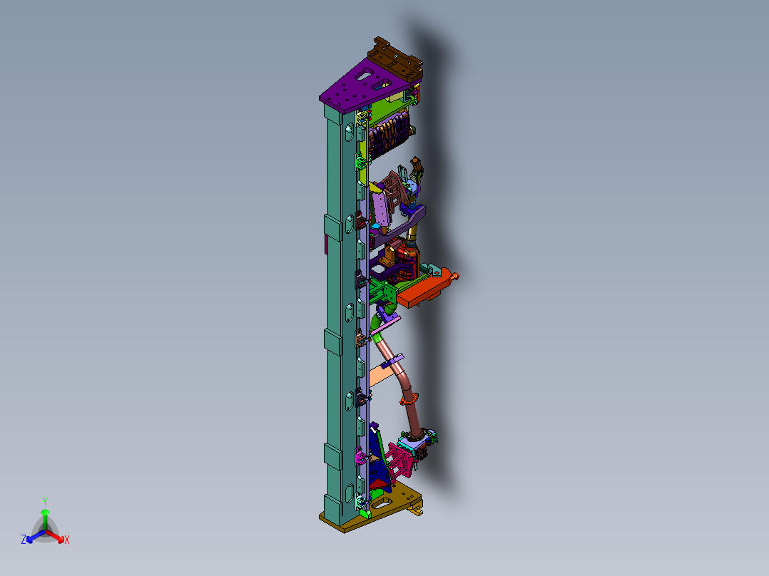 柔性汽车排气管焊接工装