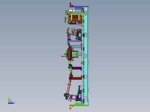柔性汽车排气管焊接工装左视缩略图