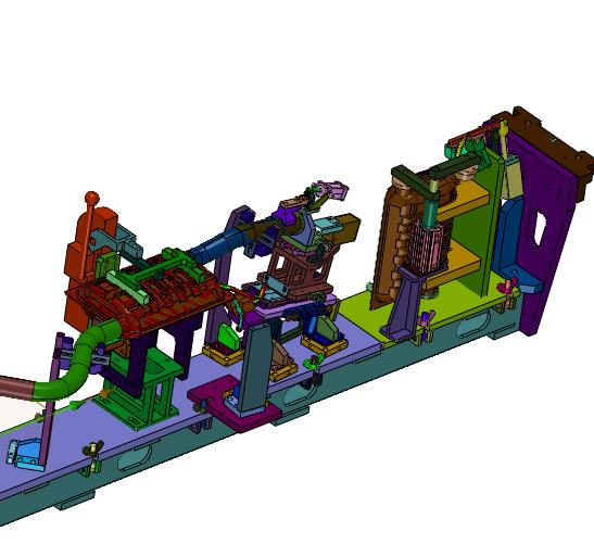柔性汽车排气管焊接工装