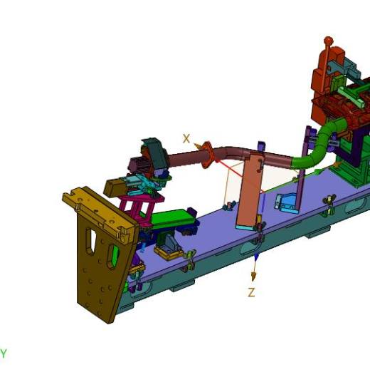 柔性汽车排气管焊接工装缩略图