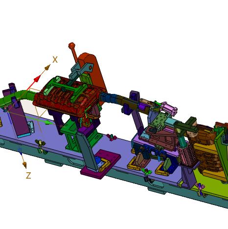 柔性汽车排气管焊接工装