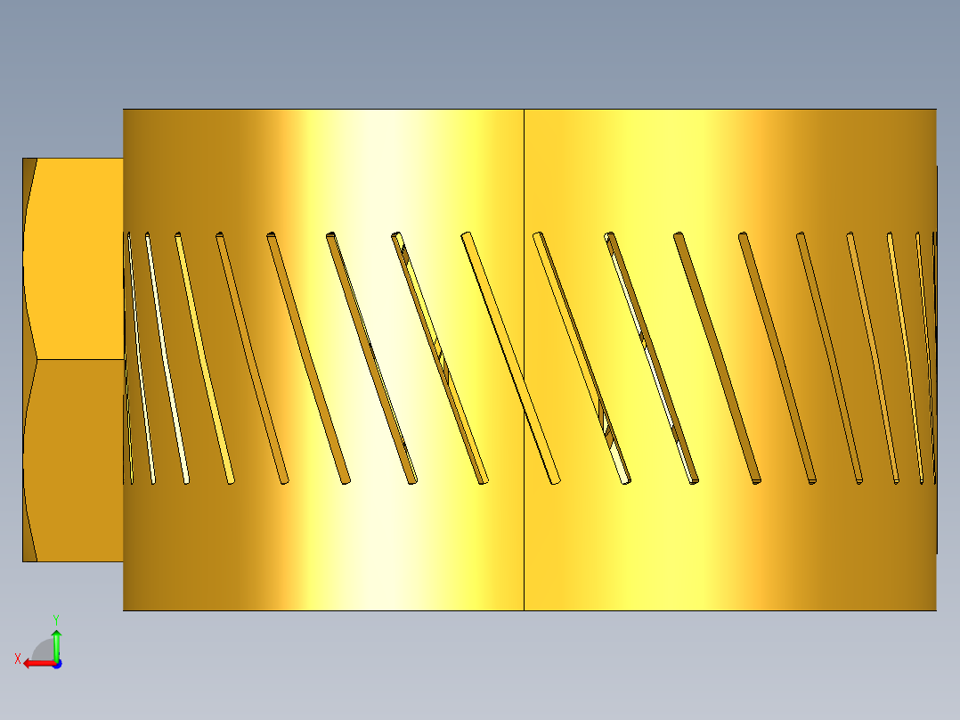 倒齿式工业管接头Stainless Steel Worm Drive Clamp 97HC-3后视图