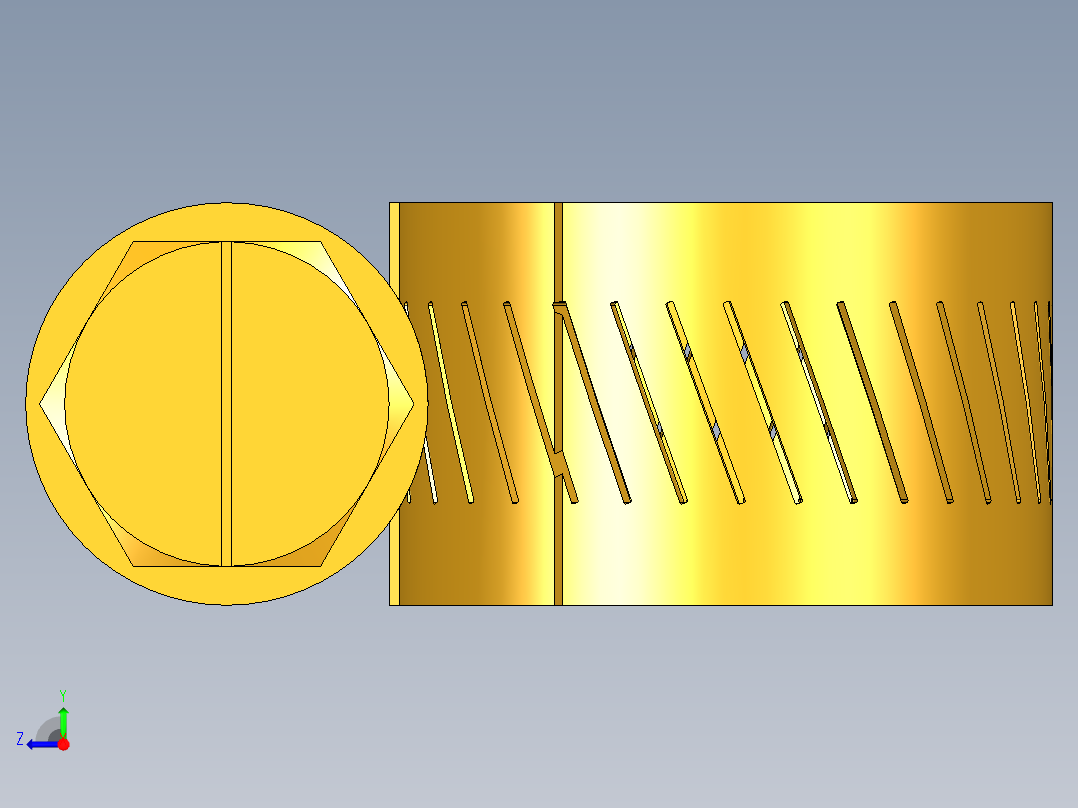 倒齿式工业管接头Stainless Steel Worm Drive Clamp 97HC-3右视图