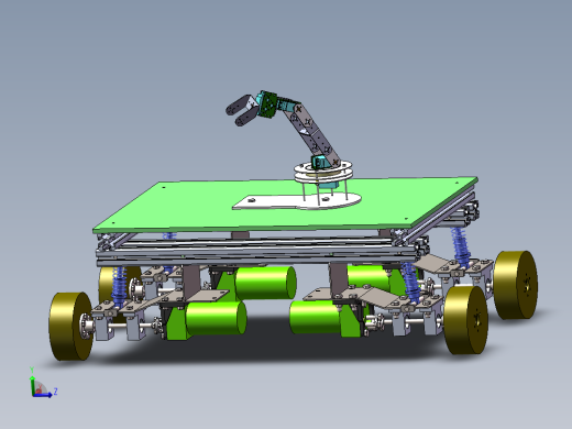 减震车（三维+设计+程序+原理图+二维）