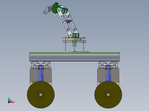 减震车（三维+设计+程序+原理图+二维）前视缩略图
