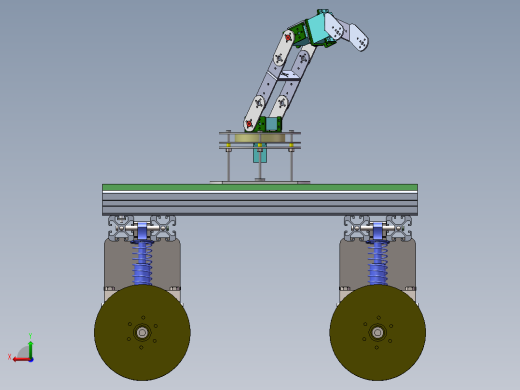 减震车（三维+设计+程序+原理图+二维）后视缩略图