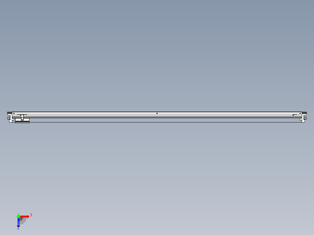 威洛博VL系列3d模型模组VL17E1Y-S2100俯视图
