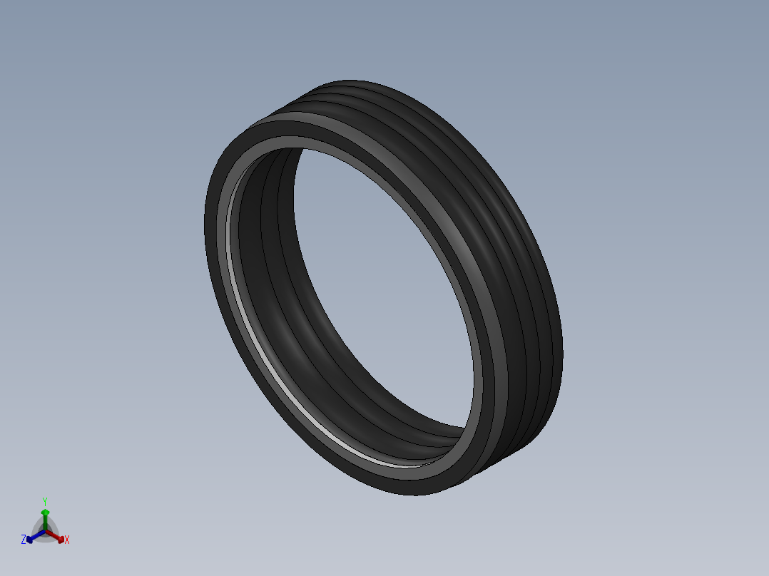 钢绞线应力千斤顶正等轴测图