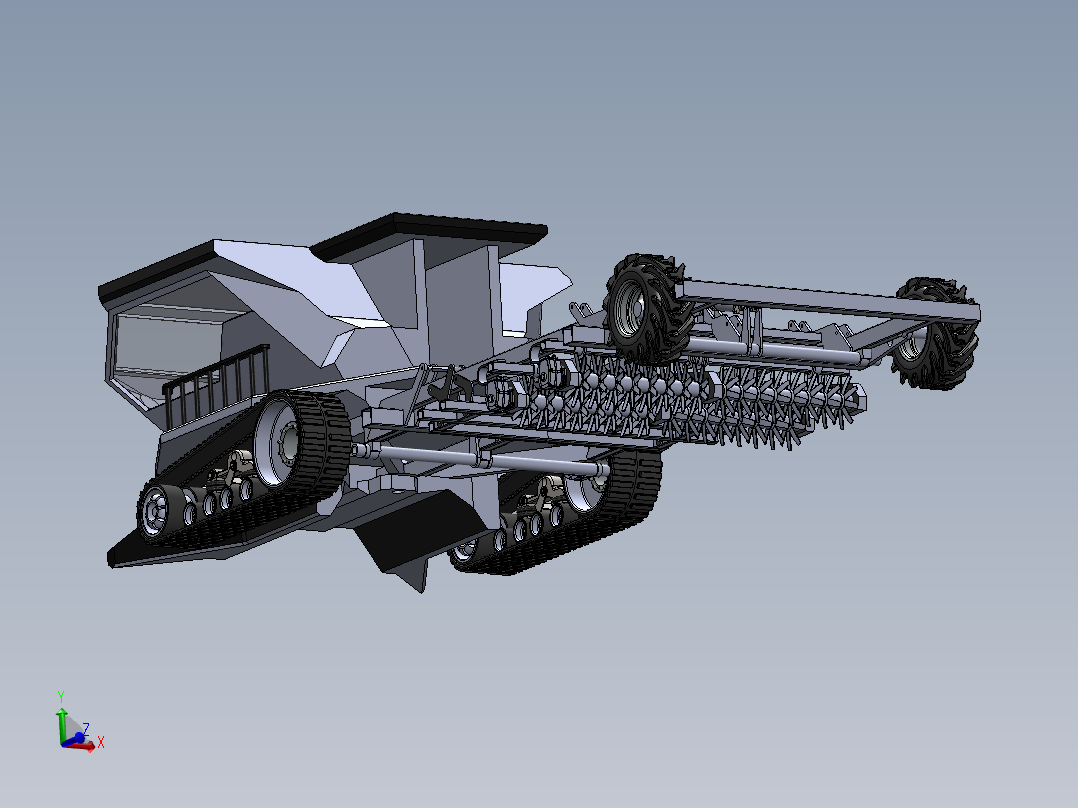 大型农业耕犁机sw20可编辑