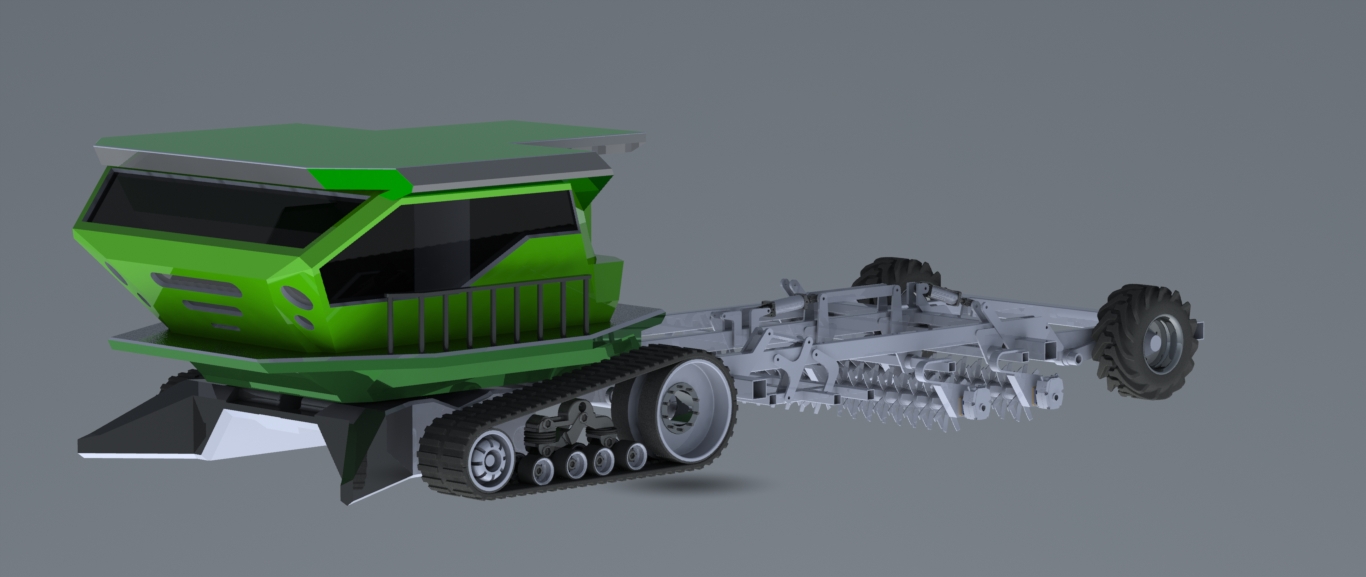 大型农业耕犁机sw20可编辑