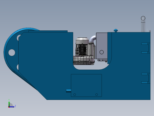 2023.02月-冲压废料收集装置sw18可编辑左视缩略图