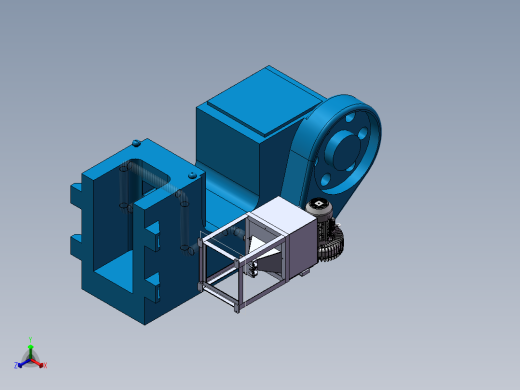 2023.02月-冲压废料收集装置sw18可编辑正等轴测缩略图