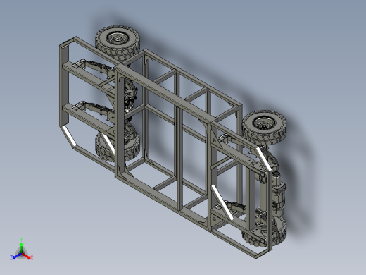 3.5吨自动驾驶用线控车底盘