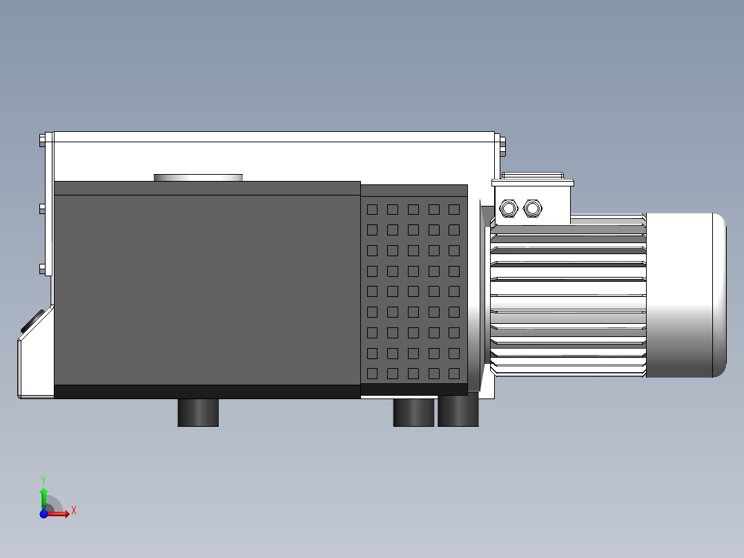 泵、水泵、SV300旋片真空泵(上海高鹏)前视图