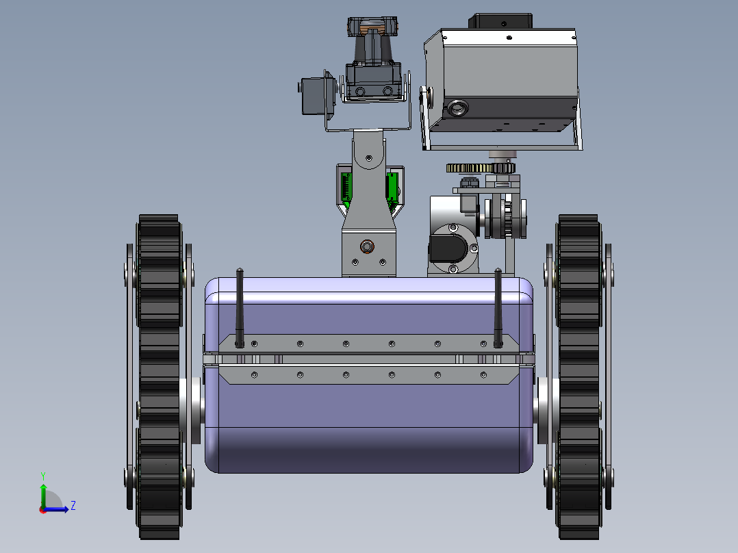 AGV小车、AGV(175)左视图