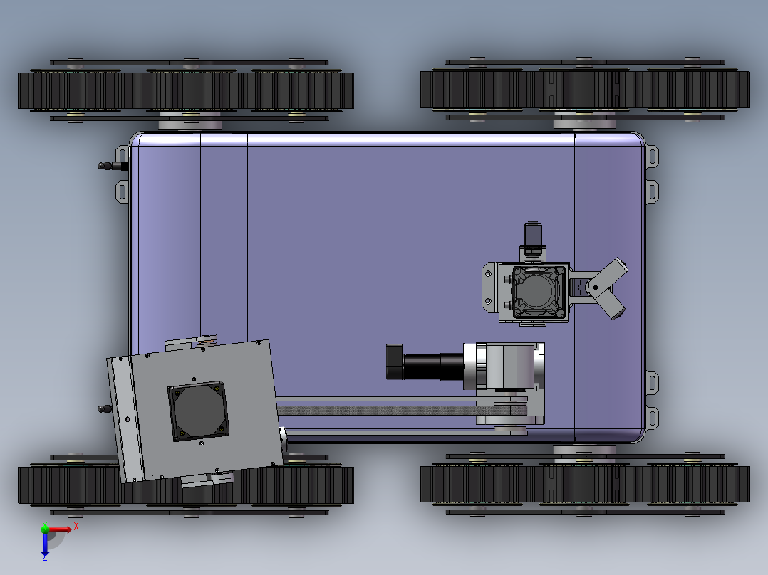 AGV小车、AGV(175)俯视图