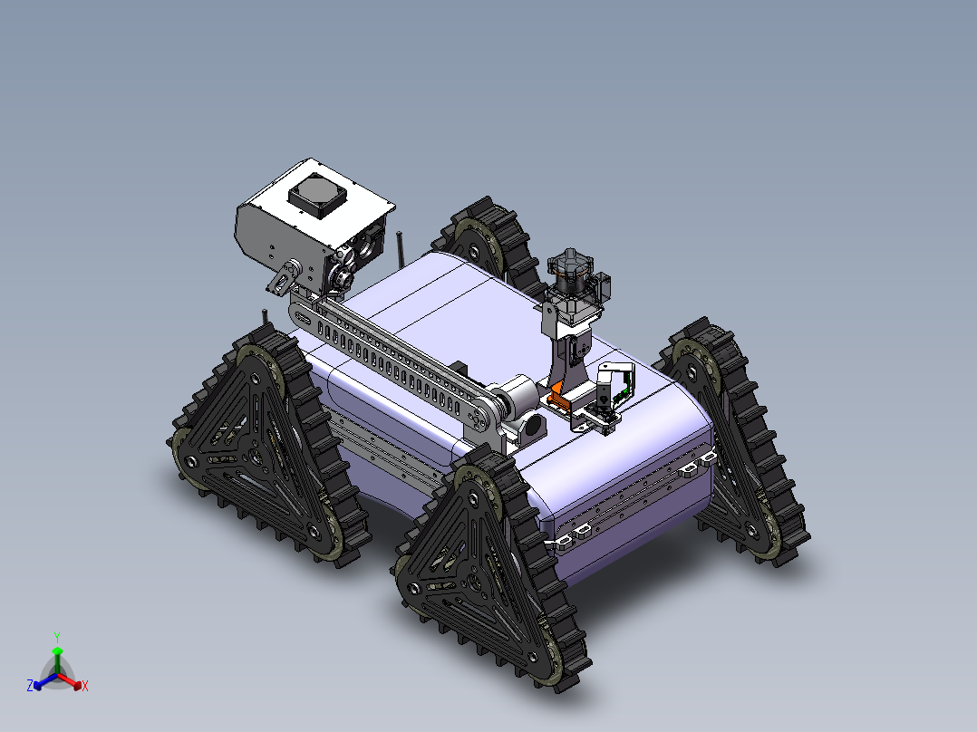AGV小车、AGV(175)正等轴测图