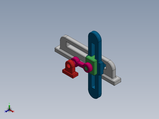 曲柄滑块正等轴测缩略图