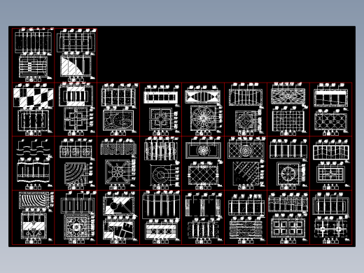 各种地面拼花001