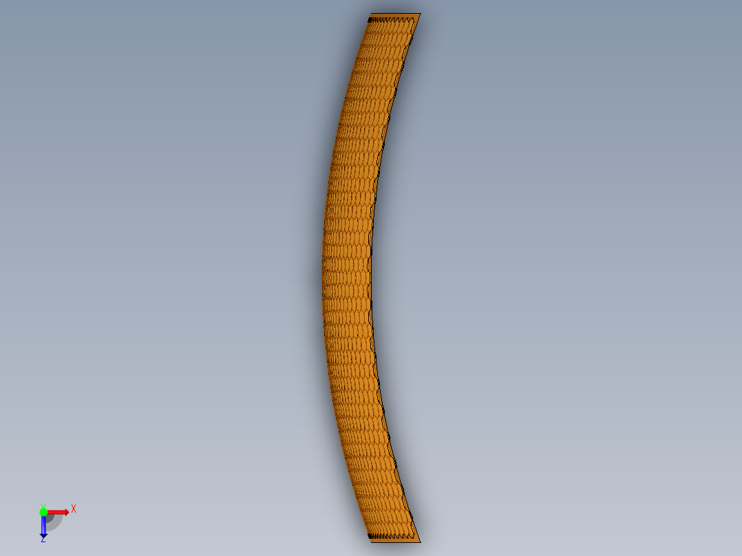 车灯常见配光花纹2俯视图