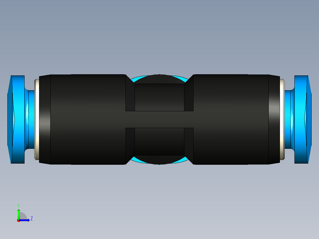 B3004472-连接器 QSMT-4左视图