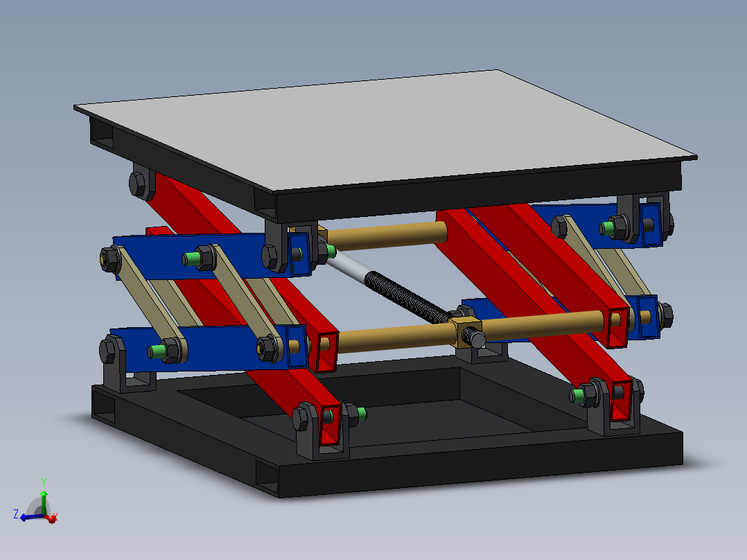 工作台可通过螺丝调节高度（升降机构）