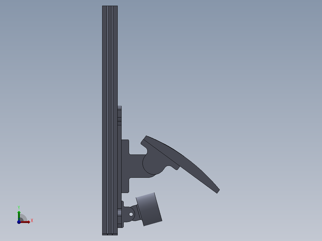 模拟踏板-12前视图