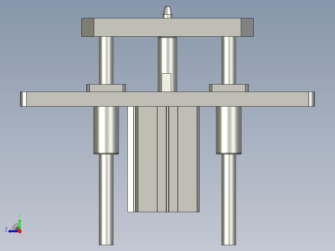 流水线顶升机构右视图