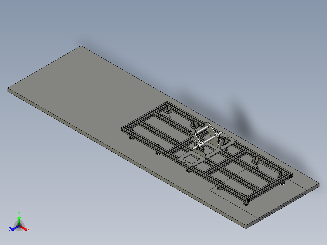 CC旋转机构正等轴测图