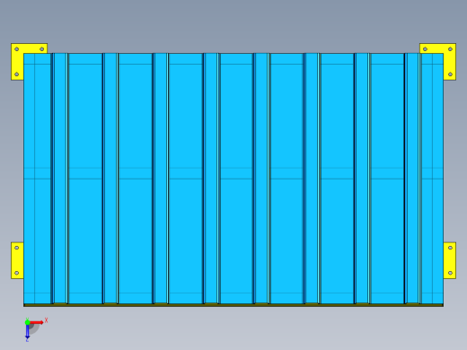 标准化电箱防护棚俯视缩略图
