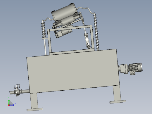 沥青搅拌机可调搅拌器左视缩略图