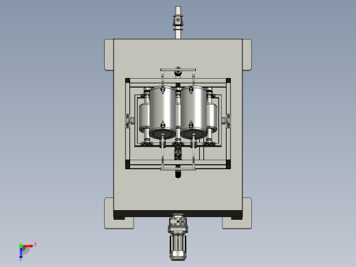 沥青搅拌机可调搅拌器俯视缩略图