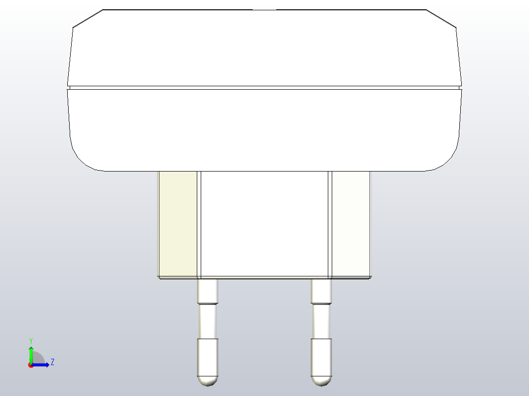 蓄电池充电器左视图