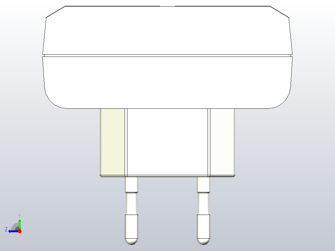 蓄电池充电器右视图